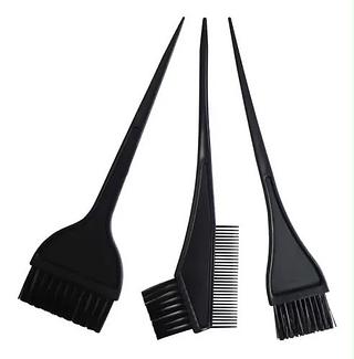 Kit de tintura de cabelo com 3 pincéis