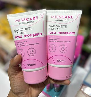 Sabonete facial Rosa mosqueta Miss Rose