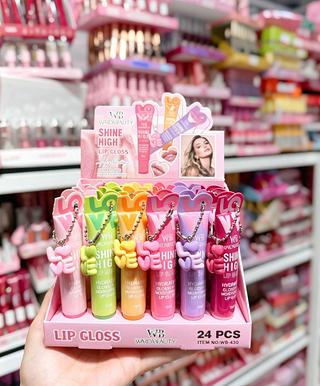 LIP GLOSS WAEDABEAUTY CORES SEPARAR QUE ESTEVEM DISPONIVEIS