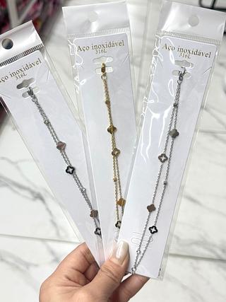 Pulseira Ouro/Prata Cores separar que estevem disponível