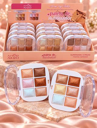 PALETA DE ILUMINADOR AMOR ANJO CORES SEPARAR QUE ESTEVEM DISPONIVEIS