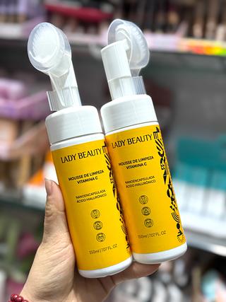 Mousse de Sabonete Vitamina C LADY BEAUTY