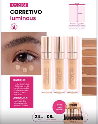 Corretivo Líquido Pink 21 Cores separar que estevem disponível