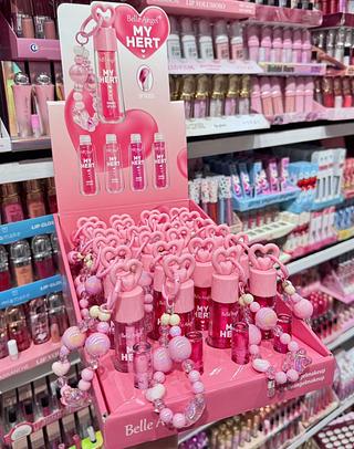 Lip Gloss Belle Angel Cores separar que estevem disponível