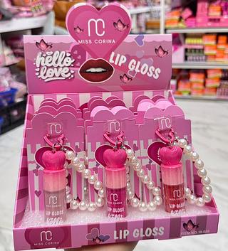 Lip Gloss Miss Corina Cores separar que estevem disponíveis
