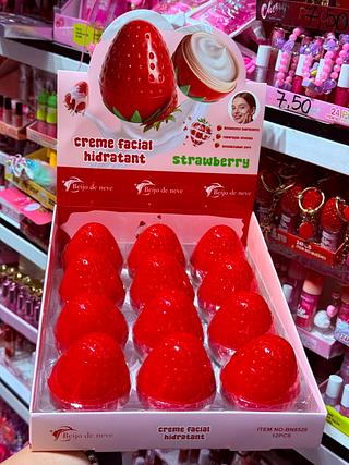Creme Facial Hidratante Beijo de Neve Morango