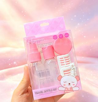 kit frasco para viagem