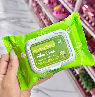 Lenço Demaquilante Aloe Vera YoYomaquiamor