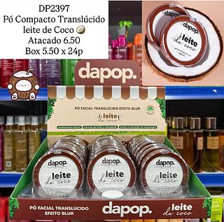Pó Compacto Translúcido Leite de coco Dapop