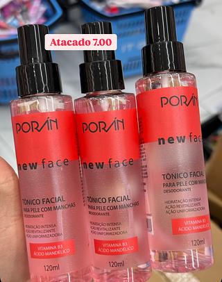 Tônico Facial para pelo com manchas Poran