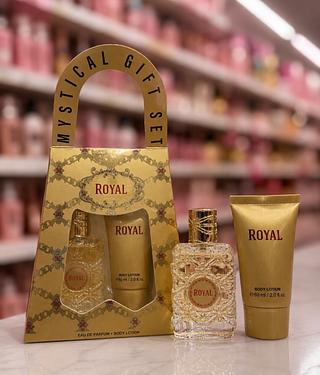 Kit perfume e hidratante Royal
