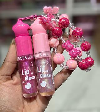 Lip Gloss Com Chaveiro Sarah’s Cores separar que estevem disponíveis