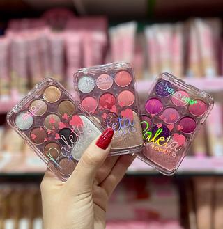 Paleta de sombra Hello Mini Cores separar que estevem disponíveis