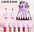 Lip Gloss com brilho ( Cor Sortido ) Love Rain