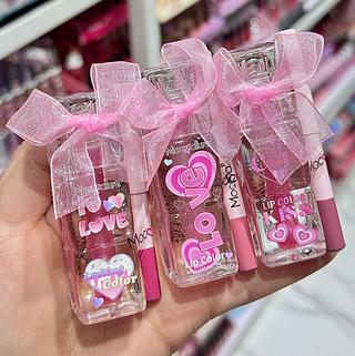 LIP GLOSS COM LAPIS LABIAL MOCOALLURE CORES SEPARAR QUE ESTEVEM DISPONIVEIS