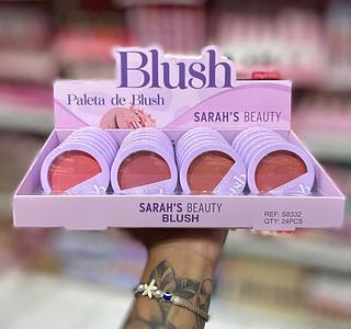 Paleta de Blush Sarah’s Cores separar que estevem disponíveis