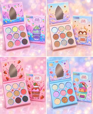 Paleta de Sombra Os modelos separar que estevem disponíveis