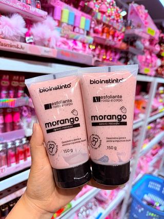 ESFOLIANTE MORANGO ROSTO E CORPO BIOINSTINTO