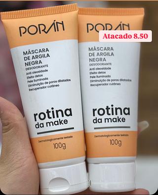 Máscara Argila Negra Poran