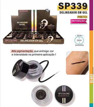 Delineador em Gel SP Colos Preto