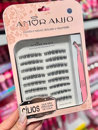 Cílio Tufinho com pinça Amor Anjo