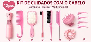 Kit Escova de Cabelo Cacheados