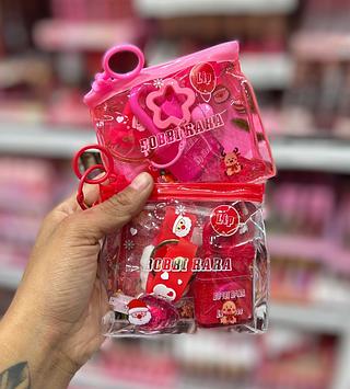 Kit gloss com Chaveiro Bobbi Rara