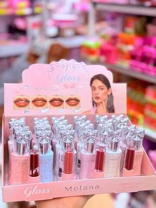LIP GLOSS MELANA CORES SEPARAR QUE ESTEVEM DISPONIVEIS