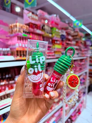 LIP GLOSS COM CHAVEIRO MELANCIA COCOFLEUR
