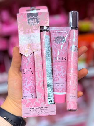 Kit perfume e loção Hidratante Duquesa Super Poderes
