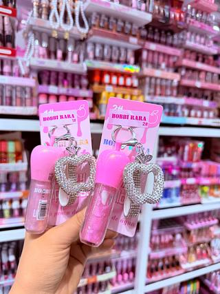 Lip Gloss Com chaveiro Bobbi Rara Cores separar que estevem disponível