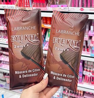 Máscara para cílio e Delineador Marrom Labranche