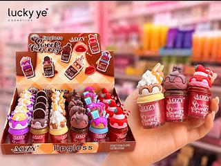 LIP GLOSS AOZY CORES SEPARAR QUE ESTEVEM DISPONIVEIS