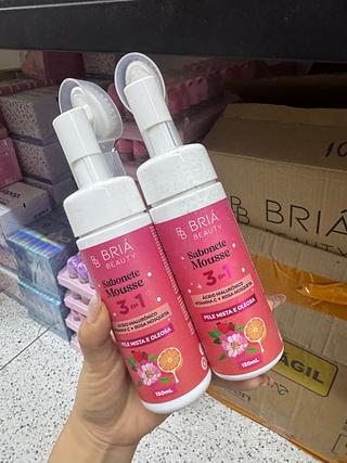 Mousse sabonete 3 em 1 Briá