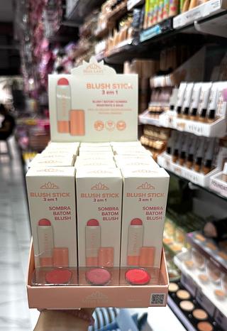 Blush em bastão Stick Miss Lary ( Cor 1.2.3 )( Cor Sortido )