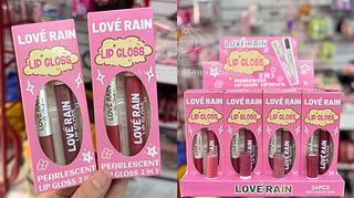 Lip Gloss Xom Lapis de Boca Love Rain Cores separar que estevem disponível