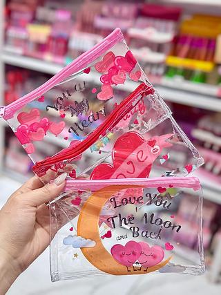 Bolsa necessaire Cores separar que estevem disponíveis