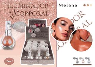 Iluminador em pó Fada Melana Cores separar que estevem disponível