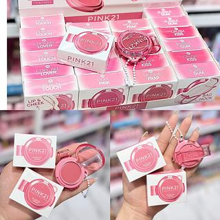 Blush em creme Pink 21 Cores separar que estevem disponível