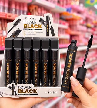 Máscara para cílio Power Black Vivai
