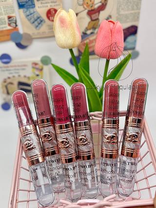 Lip Gloss 2 em 1 B Two B ( Cor sortido )