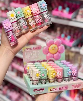 Lip Gloss Live Rain Cores separar que estevem disponíveis