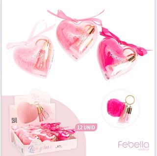 Glitter Lip Gloss Febella Cores separar que estevem disponível