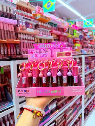 LIP GLOSS HELLO MINI CORES SEPARAR QUE ESTEVEM DISPONIVEIS