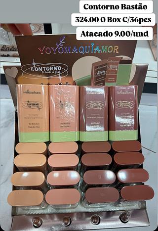 Contorno em Bastão Yoyo Maquiagens ( Cor Sortido )