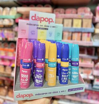 MASCARA PARA CILIO 2 EM 1 DAPOP ( COR SORTIDO )