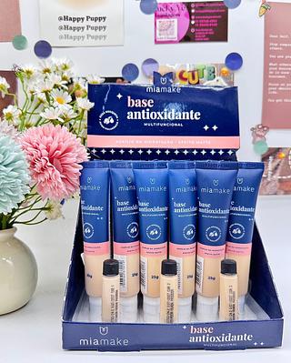 Base Antioxidante Cor Claro Mia Make (COR 1.2.3) (COR VAI SEPARAR QUE ESTEVEM DISPONIVEIS )