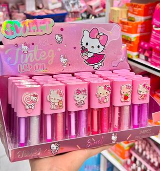 Lip Gloss Sweet Infantil Cores separar que estevem disponível
