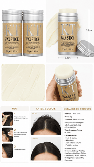 Cera para cabelo