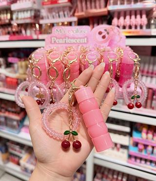 Lip Gloss Com chaveiro Mocoallure Cores separar que estevem disponível